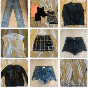 Välj själv - Välj mellan vad du vill på bilden. Säljer allt. Kom privat för fler bilder eller frågor. Köp allt på bilden för 120 kr (snabb äffär=lägre pris) Kom privat och skriv vad du är intresserad av så kommer vi fram till pris❤️storlek s och m