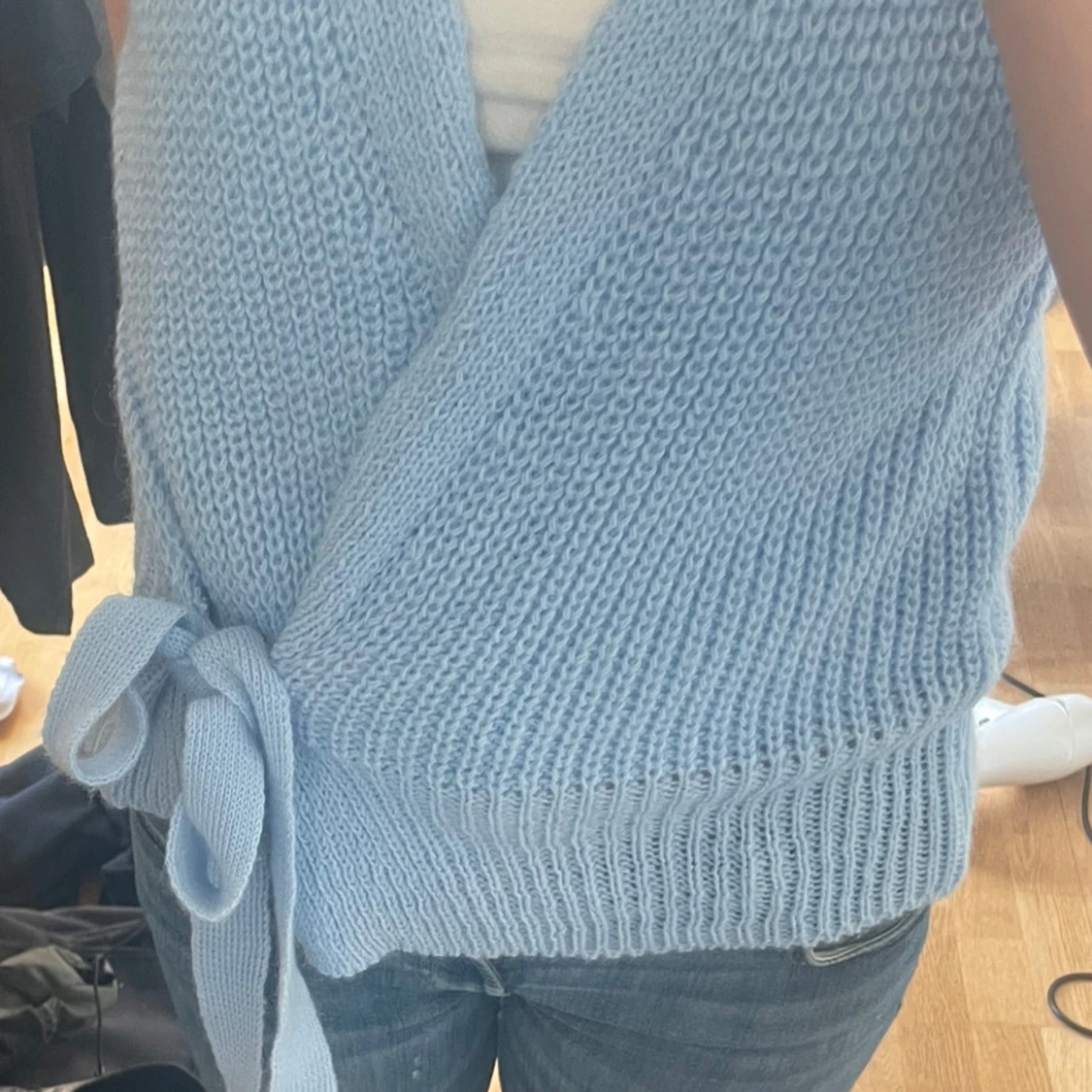 Fin blå knutkofta - 90