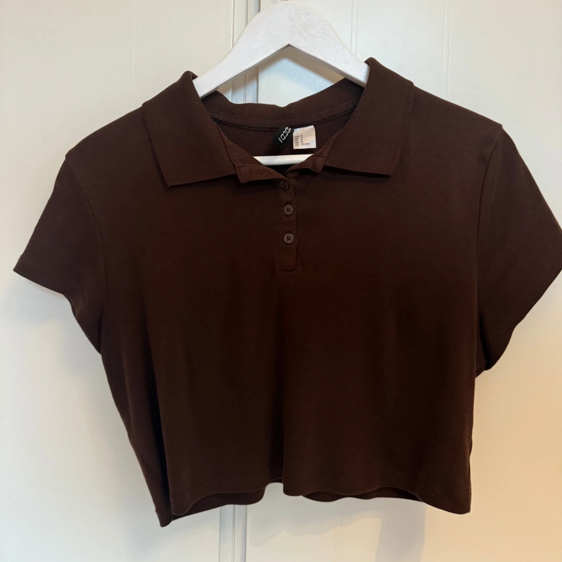 Brun croppad top - 91