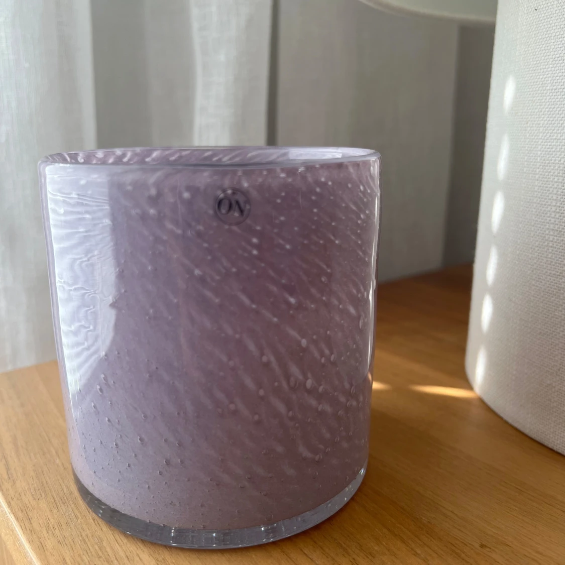 Lila glasljuslyktor - 90