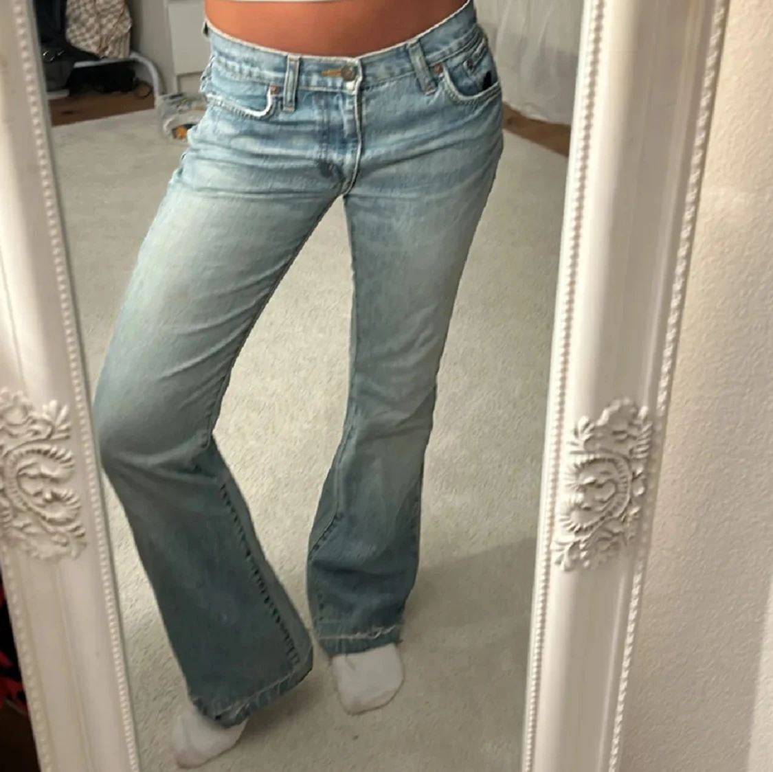 Lågmidjade jeans