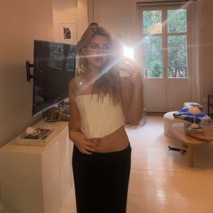  vit bandeau topp - Bra skick använd 1 ggr