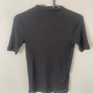 Svart tunn T-shirt  - En så snygg svart tunn t shirt som är lite genomskinlig, passsar perfekt att ha en spets topp under! Passar bra till fest 🫶🏻 Storlek står inte men skulle säga xs/s 