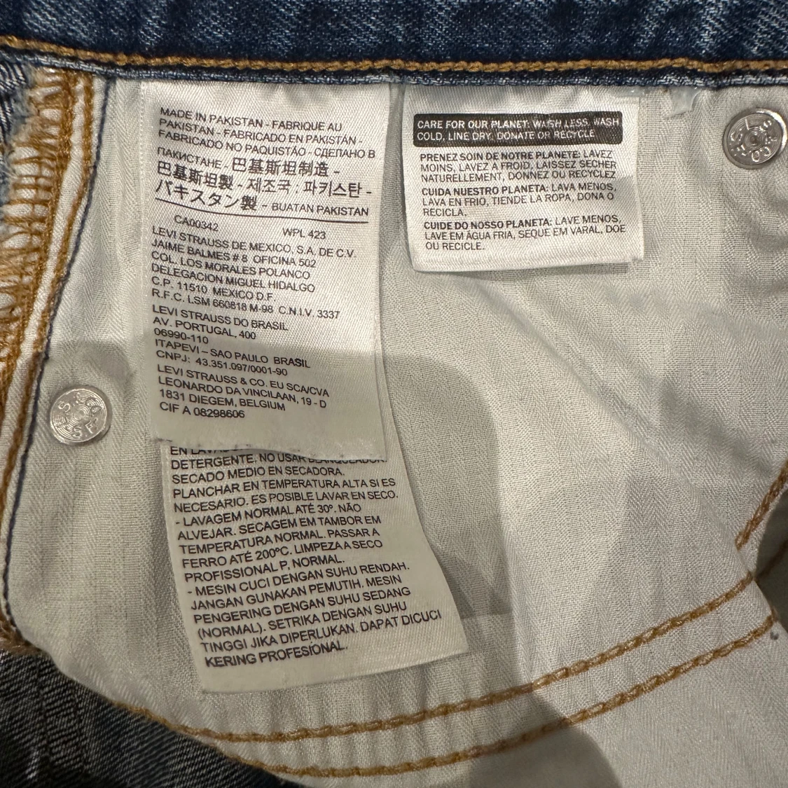 Kort jeanskjol Levis - 92