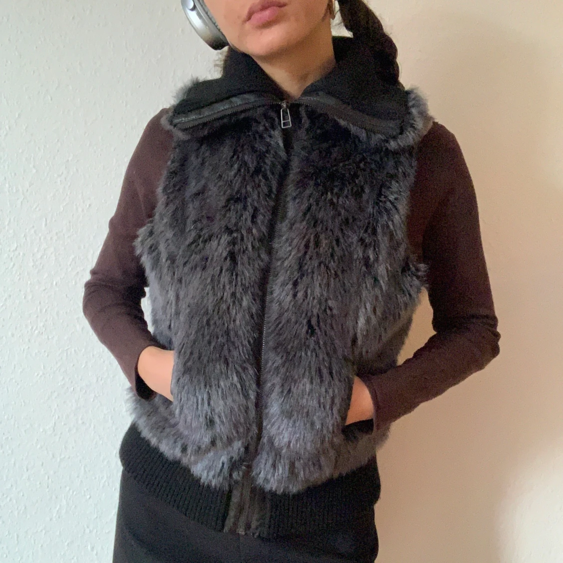 faux fur vest - 91