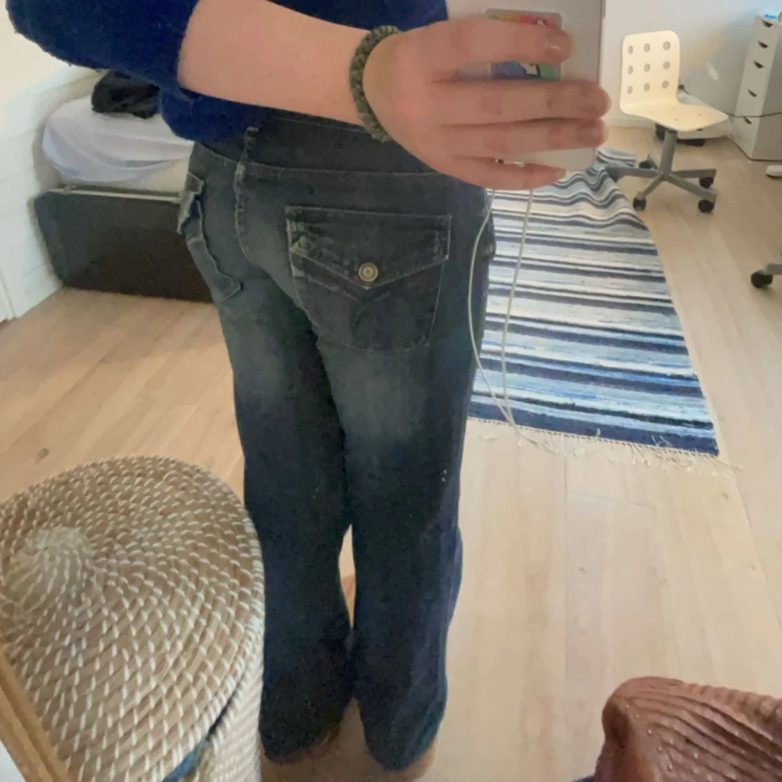 lågmidjade ck jeans - 91