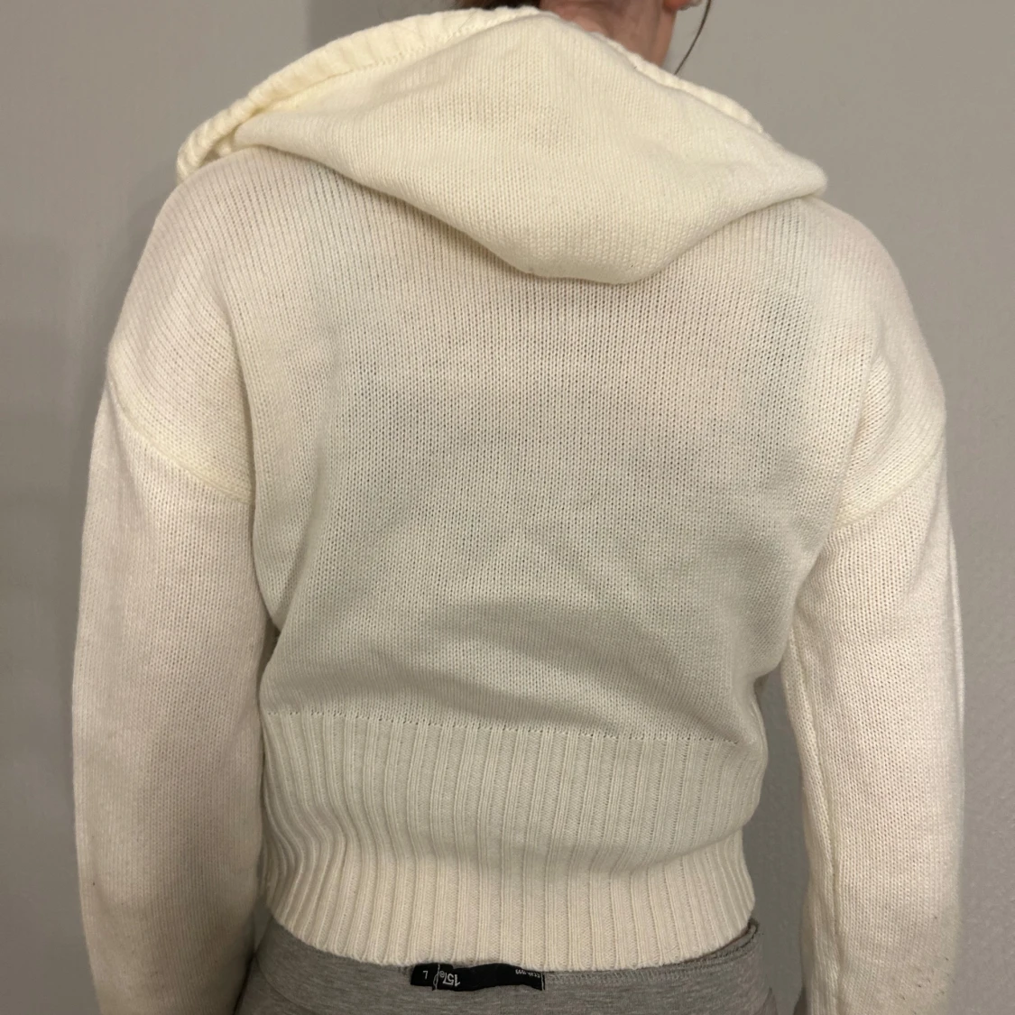 Vit hoodie från Shein - 1