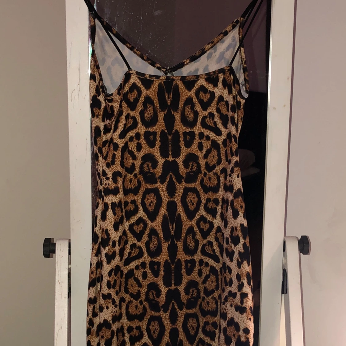 Leopard klänning  - 90