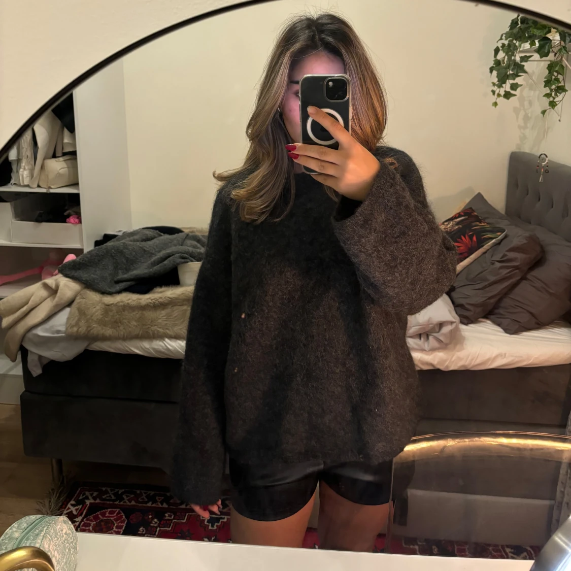 Mohair stickad tröja  - 92