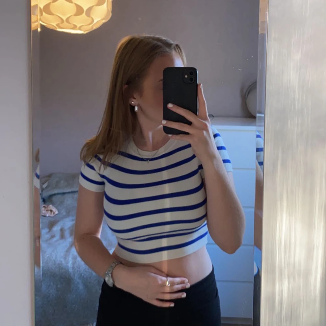 Randig topp från Zara