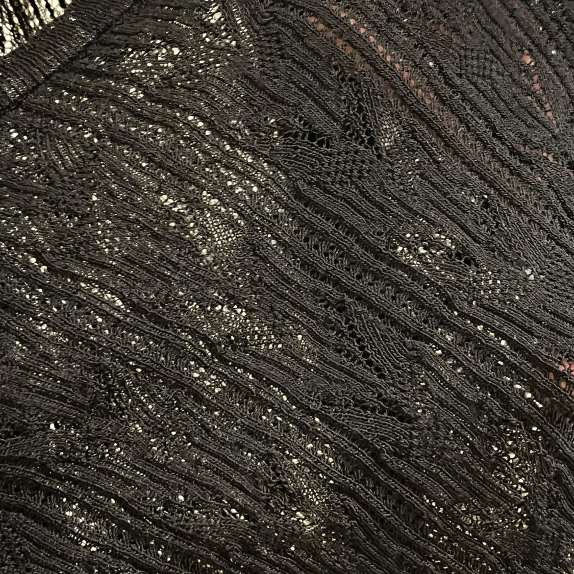 Svart ribbad tröja - 91