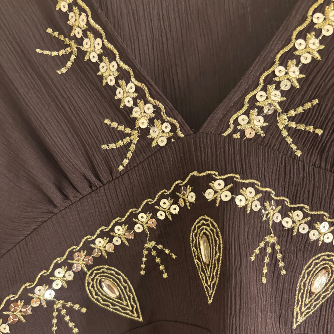 Brun blus från s.Oliver - 91