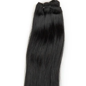 Äkta löshår två långa remsor med clips  - 61 cm, 200gram för både clipsremsorna. 