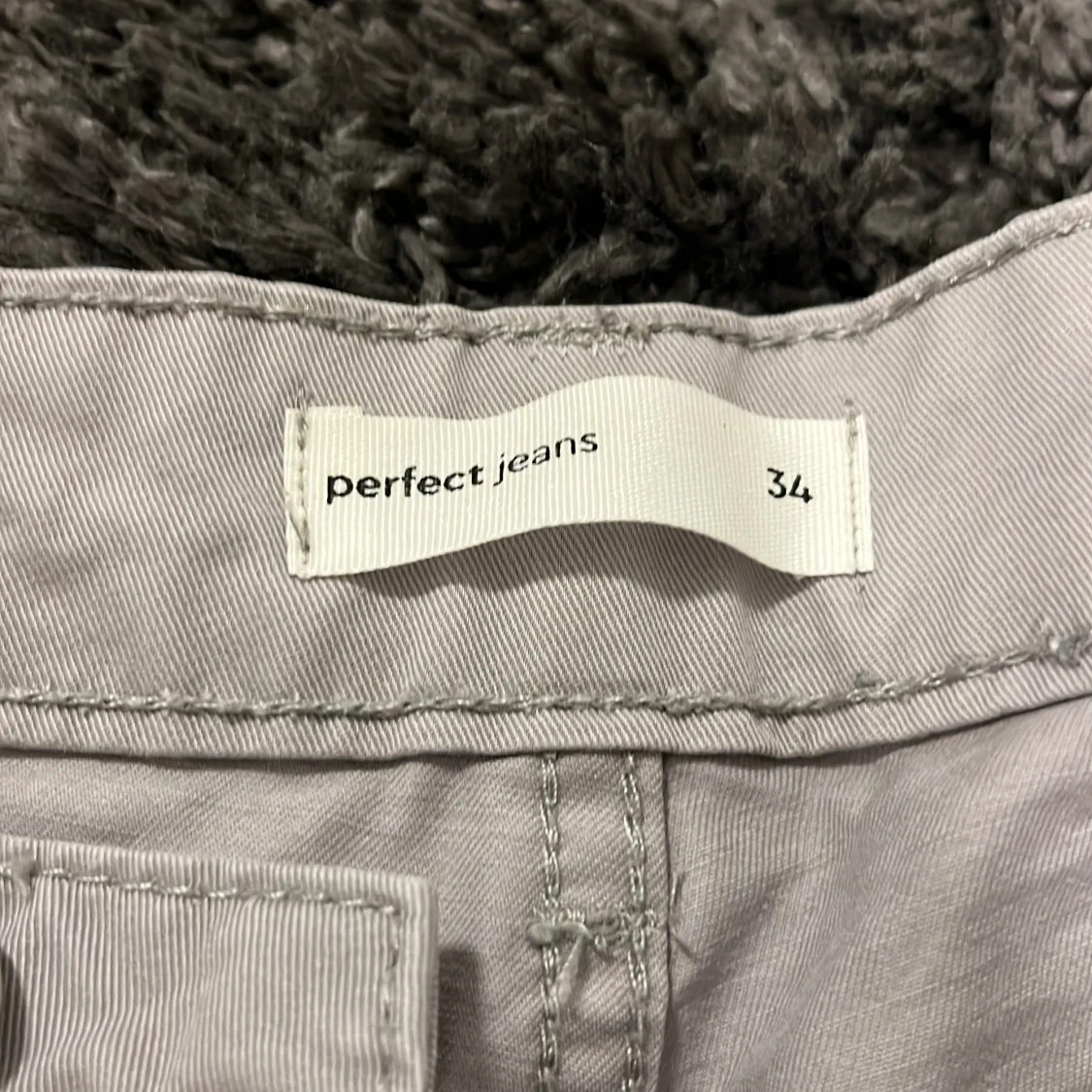 Beige cargobyxor från Perfect Jeans - 91