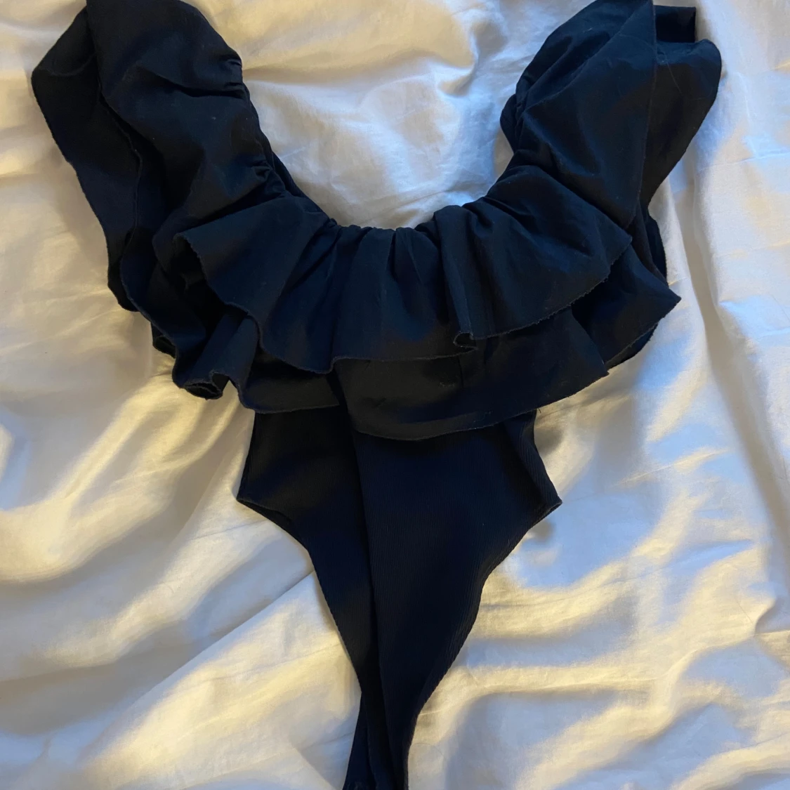 Svart volang body zara - 90