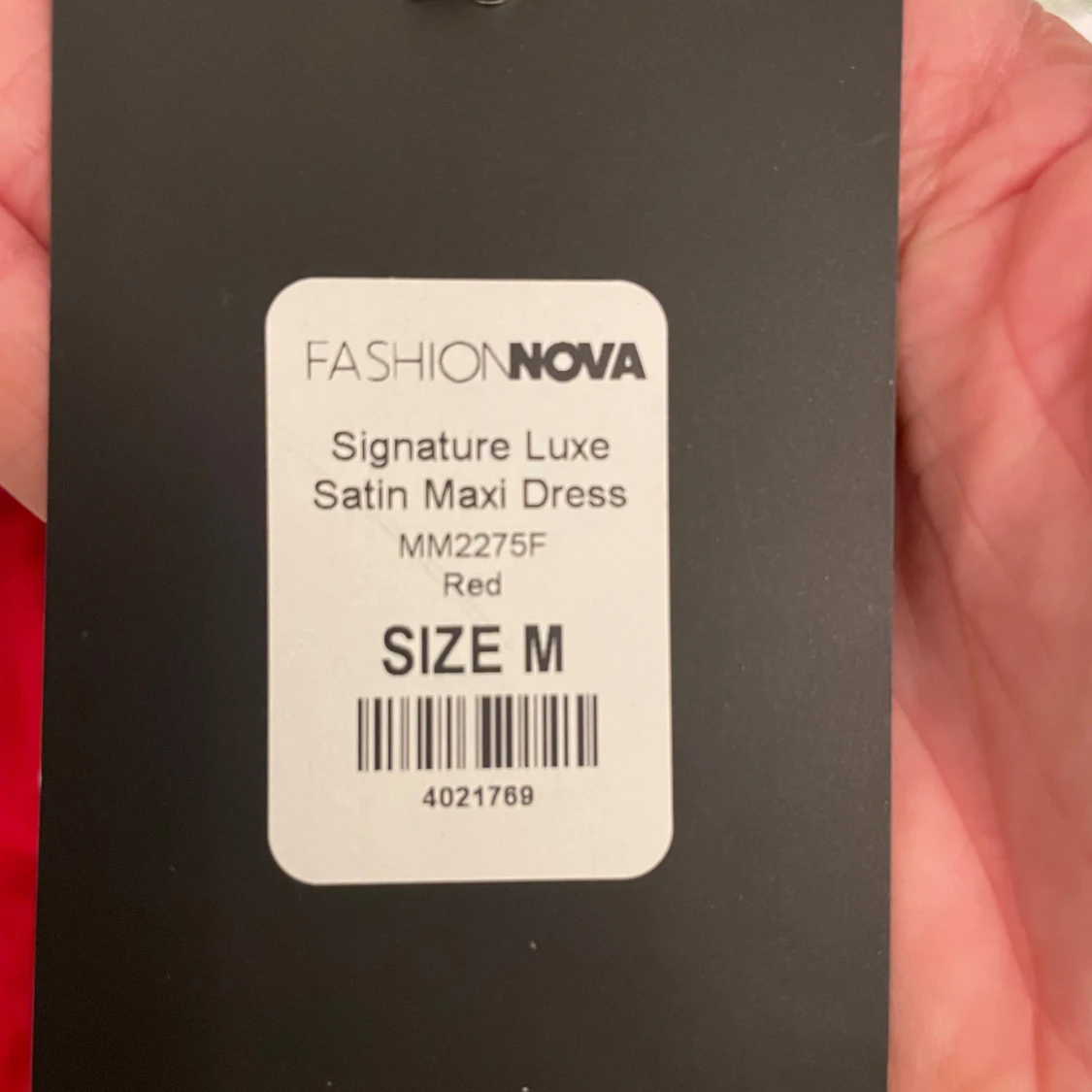 Röd klänning Fashion Nova - 92