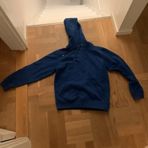 Blå hoodie med tryck - Snygg blå  'Mi Amor' Hoddie med ett hjärta med pil på ryggen i strl xs/xxs. Den har en stor ficka framtill och justerbar huva med snören. Perfekt för en avslappnad stil🤍 SÄLJER ENDAST MED KÖP NU MED KONTAKT INNAN PRISET E DISKUTERBART