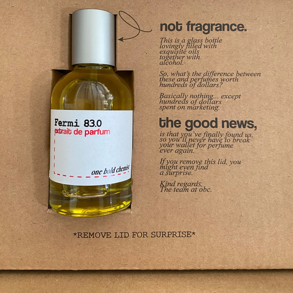 One Bold Chemist Fermi 83.0 - 90