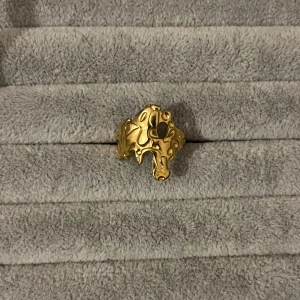 Guld ring - Justerbar guld ring i rostfritt stål, helt ny❤️
