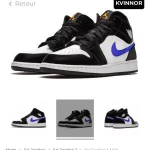 Kollar intresset på mina Air Jordan 1 Mid Black Racer Blue White.💞  Skriv till mig om ni är intresserade så kanske jag kan tänka mig att sälja. 