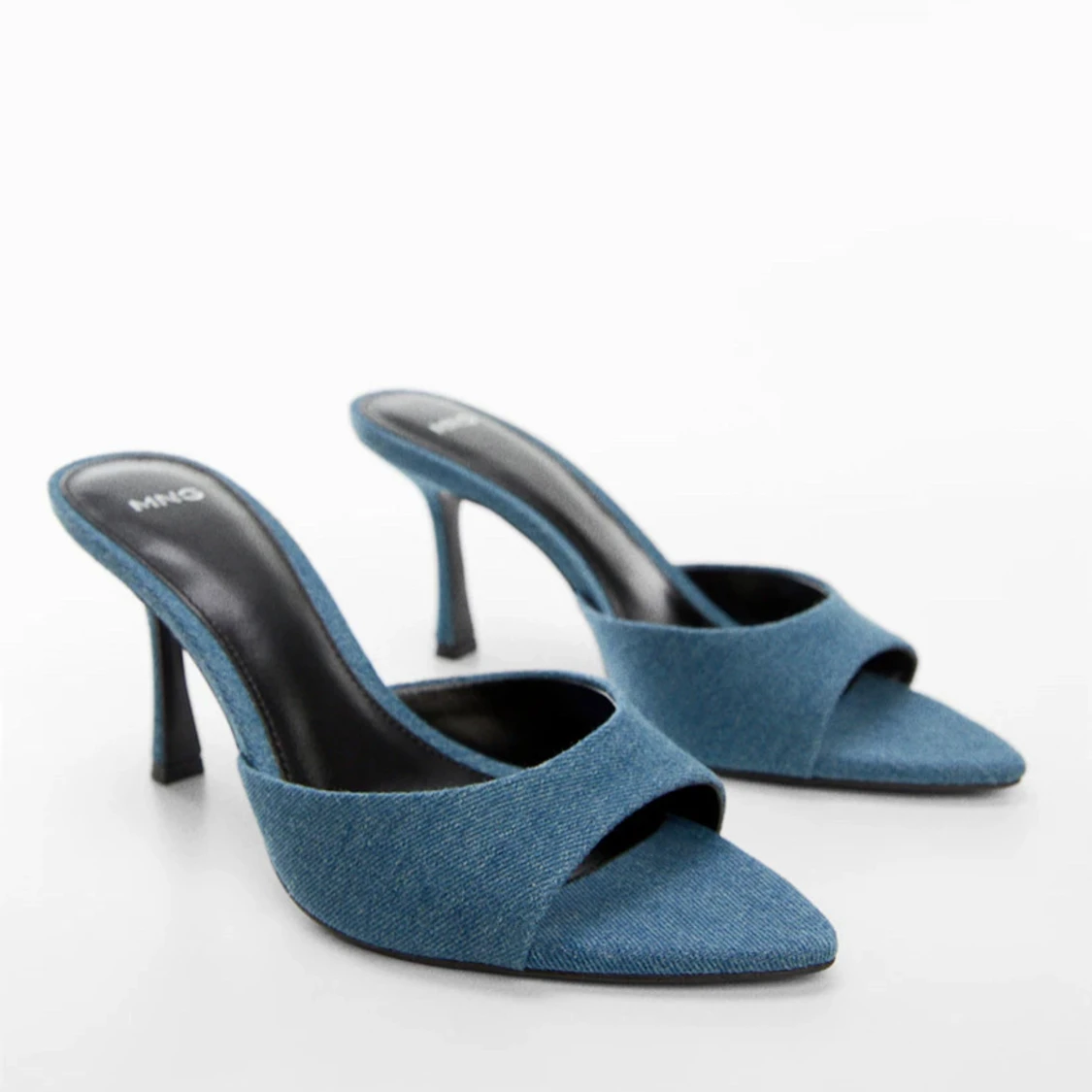 Klackskor i jeansmaterial från MANGO - 90