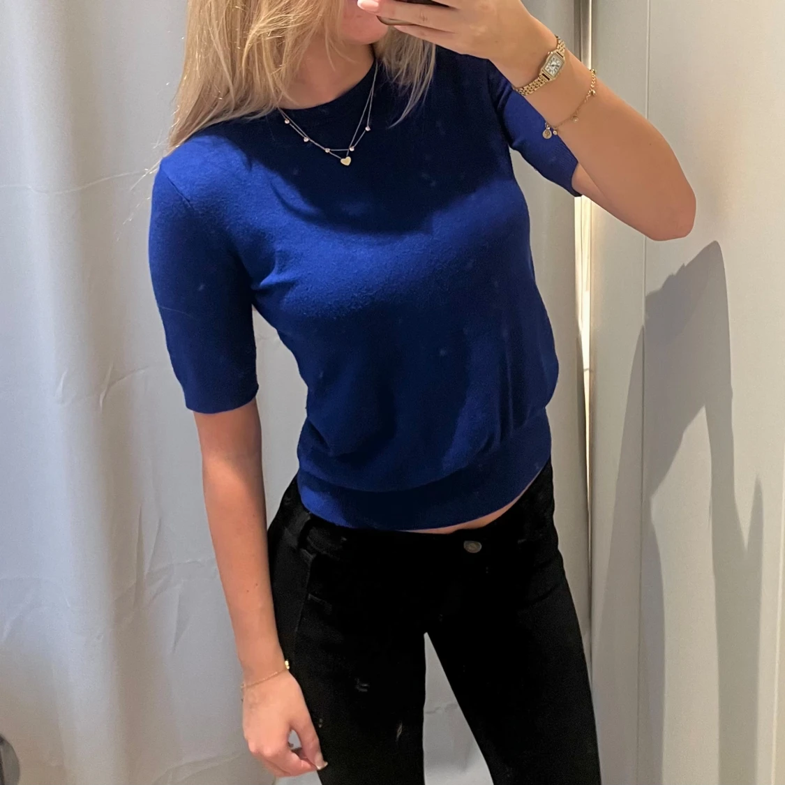 Blå Zara tröja - 90