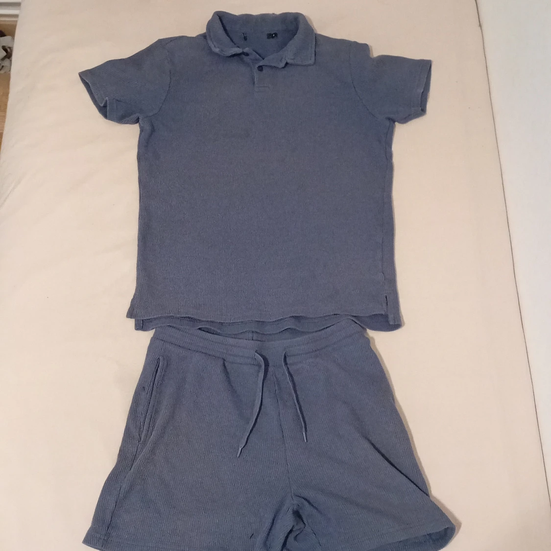 Blå piké set S - 91