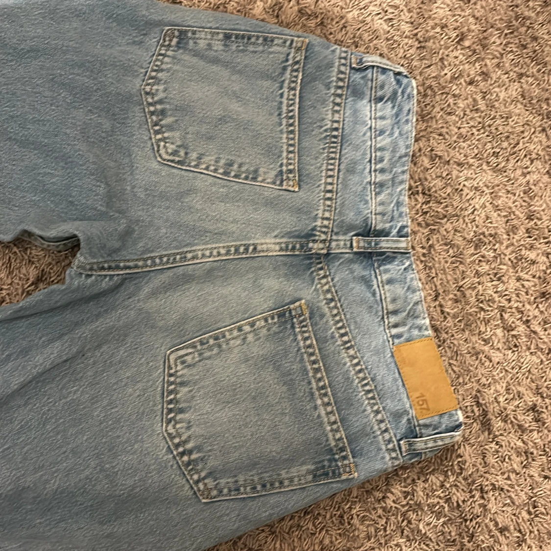 Lågmidjade straight jeans - 92