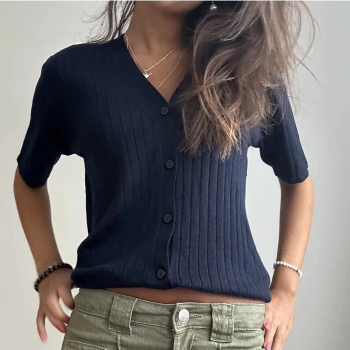 Marinblå tröja  - 90