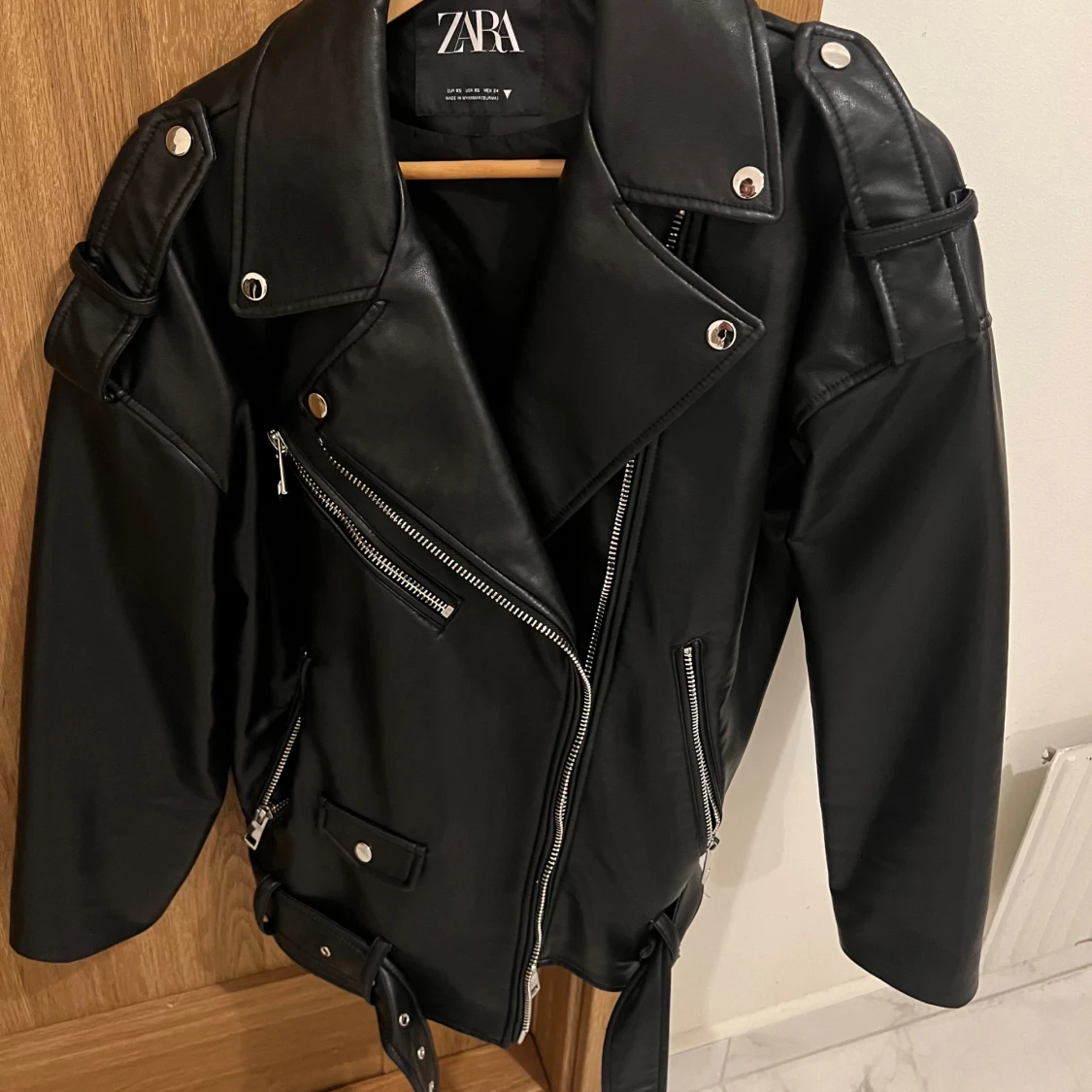 Oversize skinnjacka zara - 90