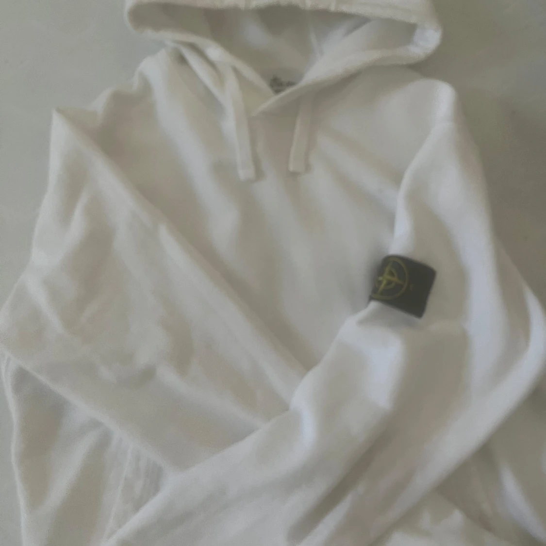 Vit hoodie från Stone Island - 1