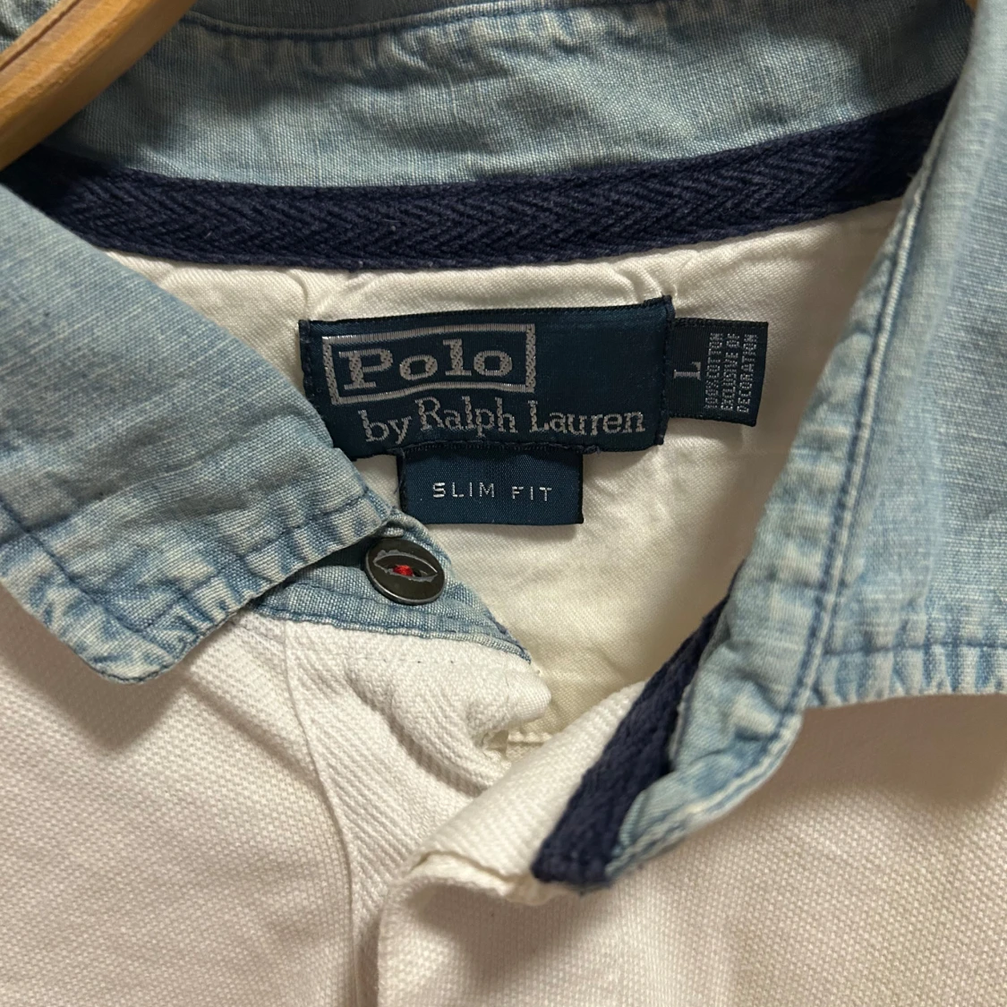 Vit pikétröja från Ralph Lauren - 1