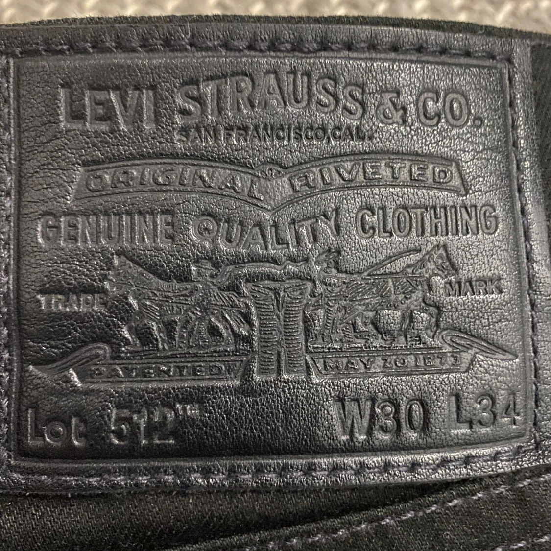 Svarta Levis 512 jeans - 2