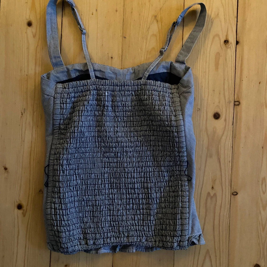 ljusblå corsett topp  - 2