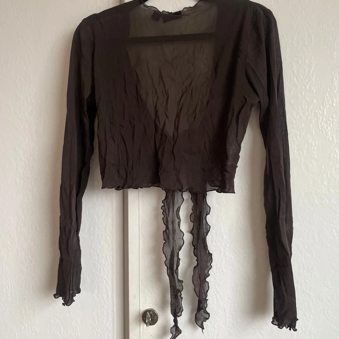 Brun transparent topp från Lindex - 1