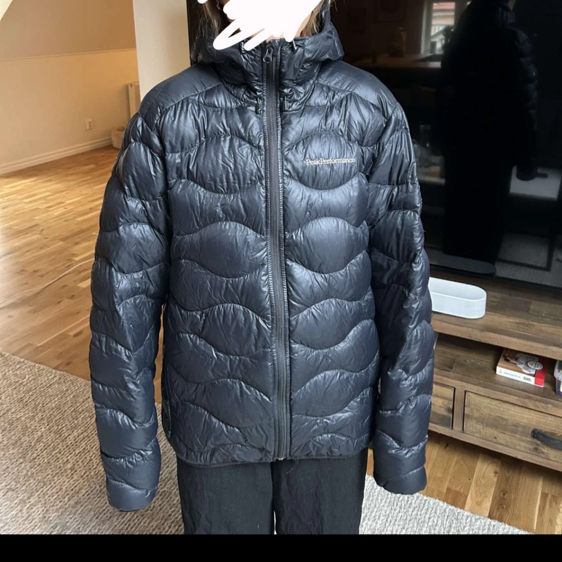 Marinblå dunjacka från Peak Performance - 1