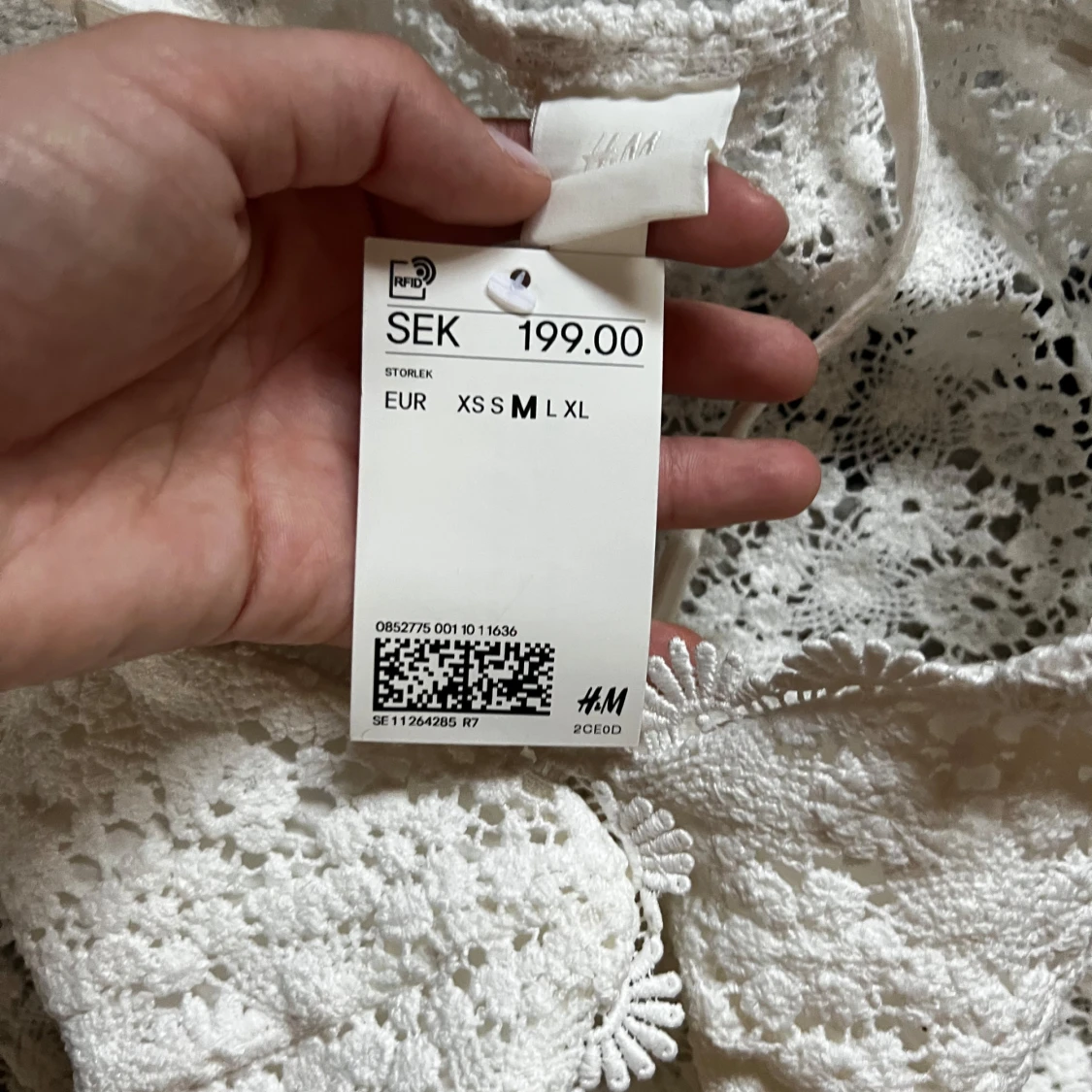 Vit spetsbody från H&M - 91