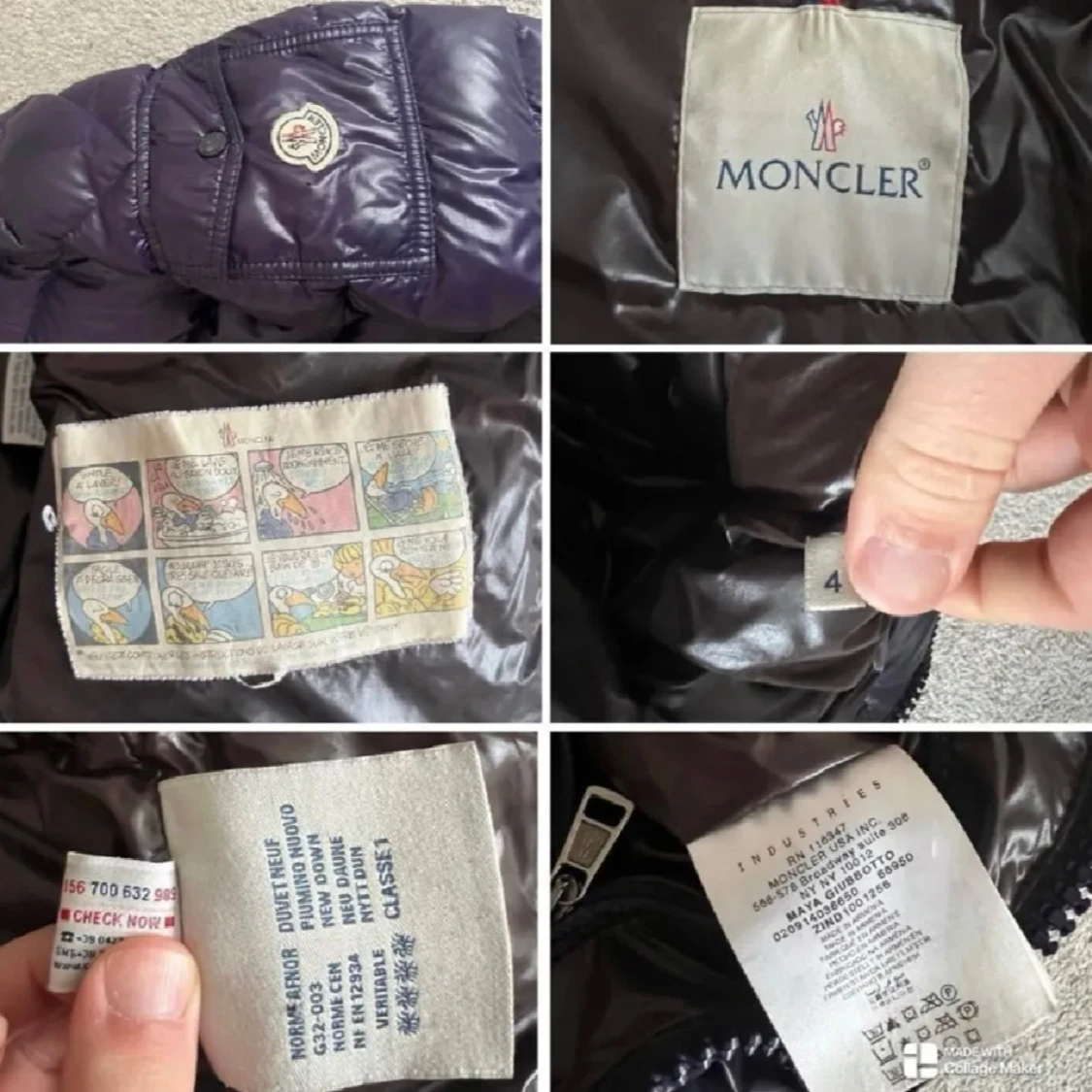 Moncler Lila Maya Storlek 4 - 91