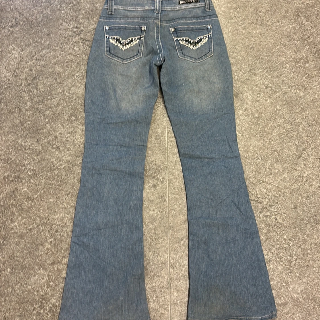 Blå bootcut jeans från Red Rivet - 90