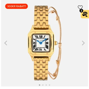 Guldfärgad klocka Ivy n rox med armband - Klocka från ivy n rox, knappt använd och i mycket fint skick. Original box finns. Köpt för 1298kr