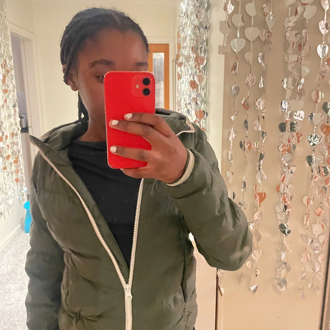 Grön pufferjacka från Adidas - 92