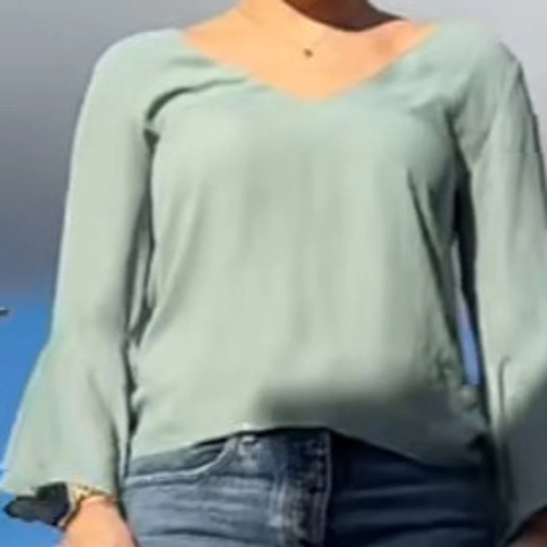 Mintgrön blus - 93