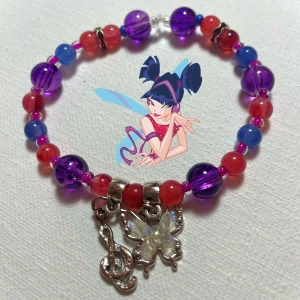 Armband winx musa - Handgjort armband i kvalitetspärlor❣️