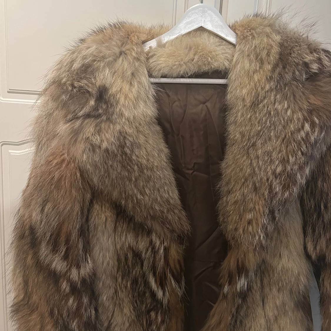 Brun pälsjacka - 1