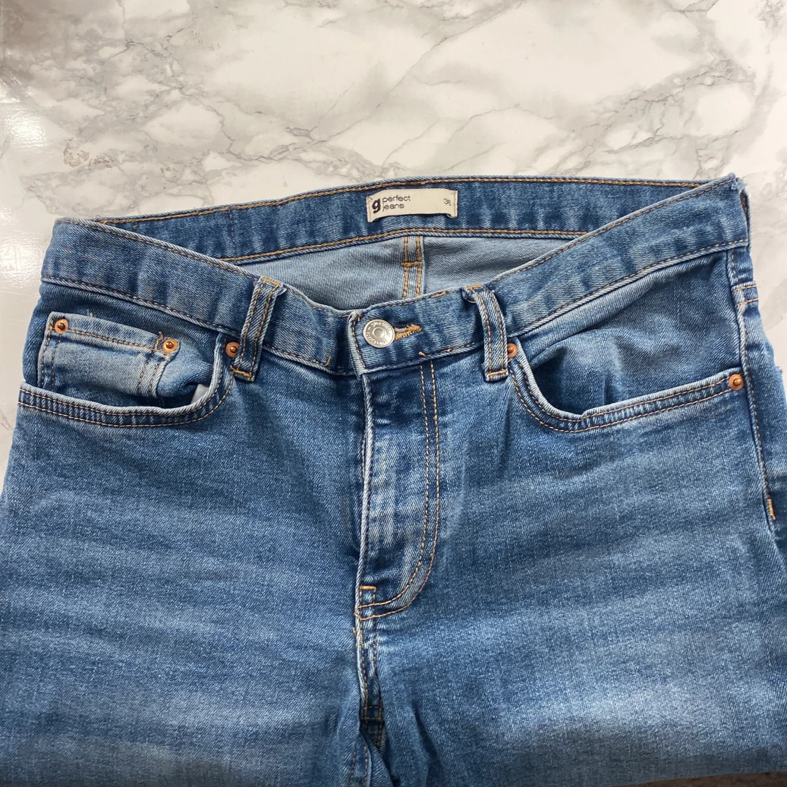 Blå jeans från Perfect Jeans (bootcut) - 90