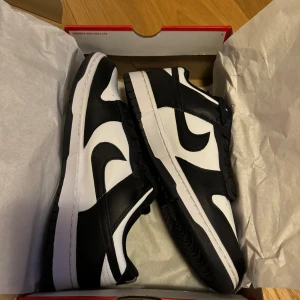 Nike Dunk Low Retro i svart och vitt - Snygga Nike Dunk Low Retro sneakers i klassisk svart och vit.