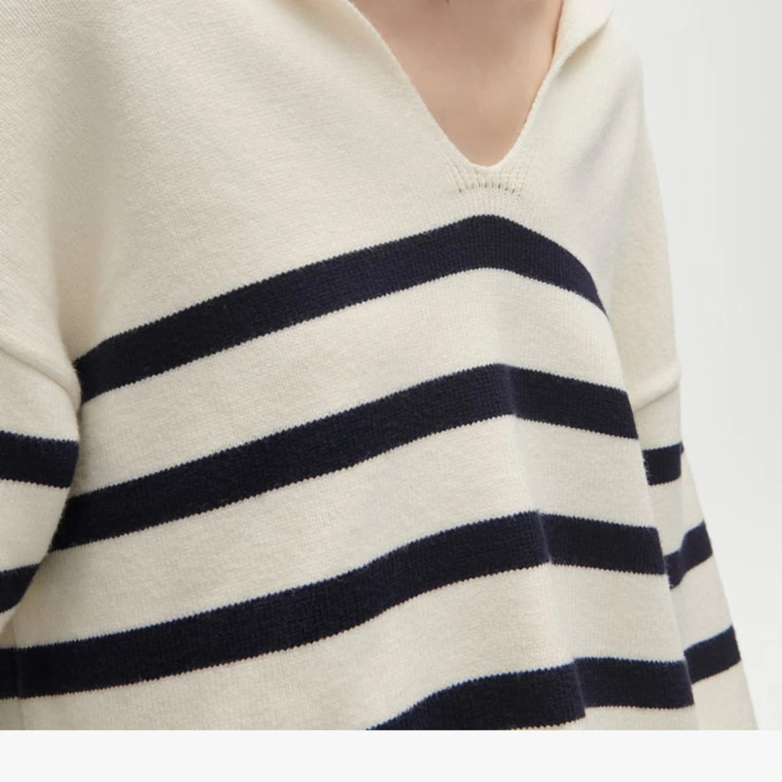 Randig stickad tröja - 93