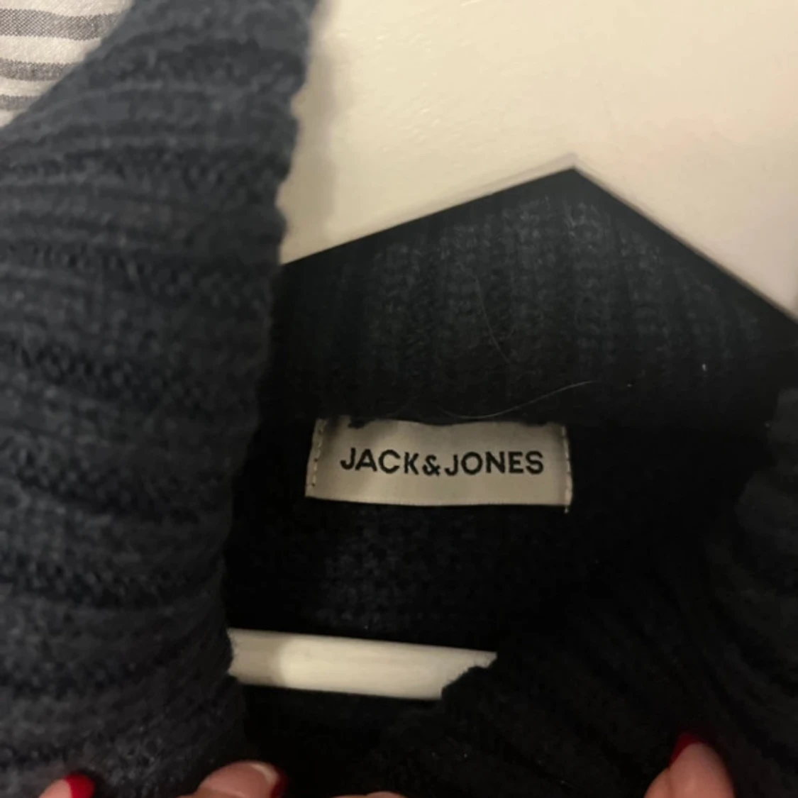 Blå stickad tröja från Jack & Jones - 28