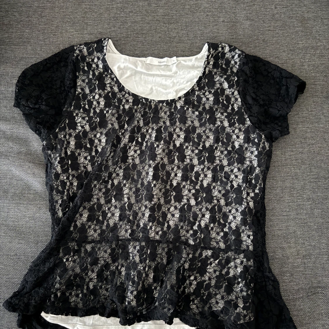Svart spetsblus - 2