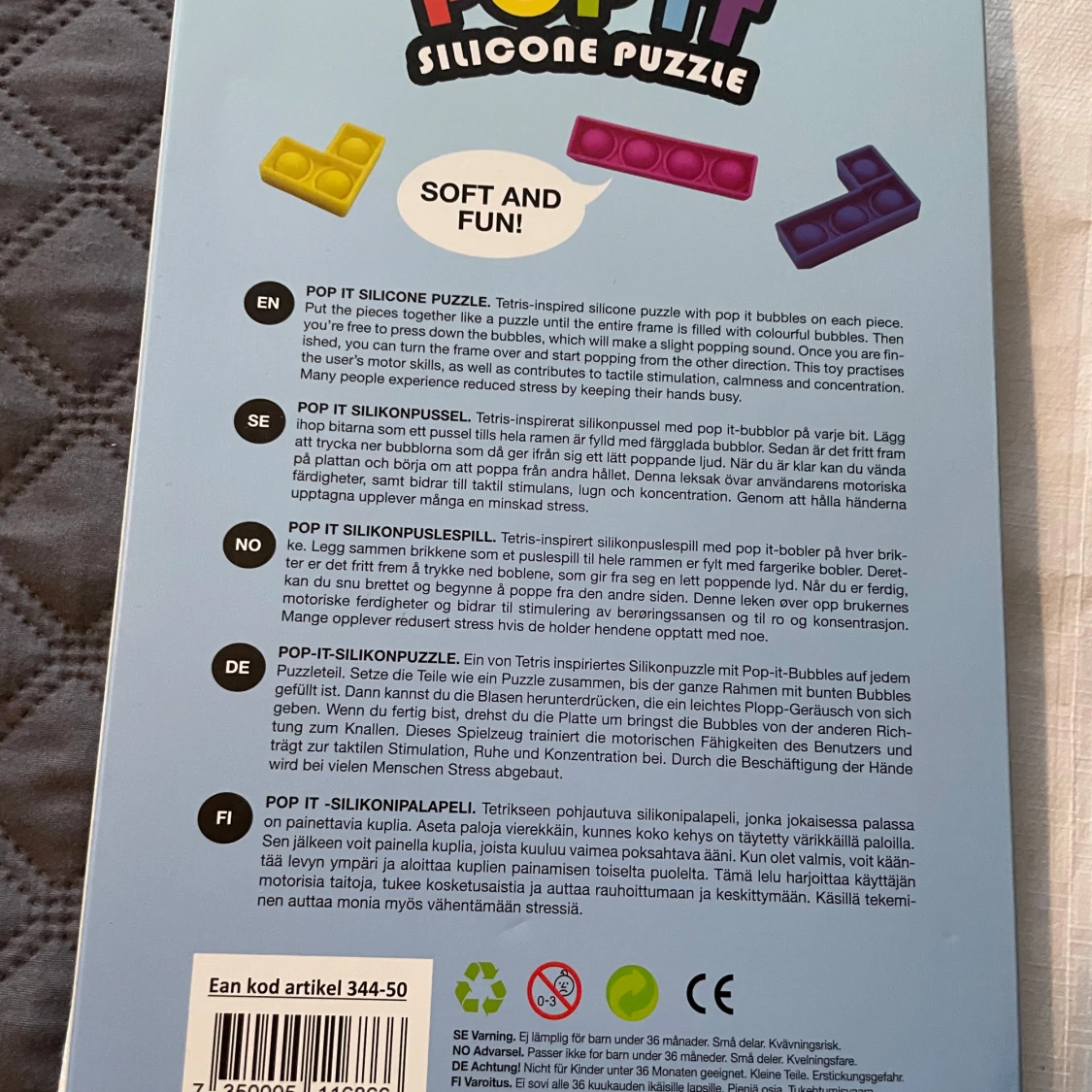 Pop It Silicone Puzzle - 2